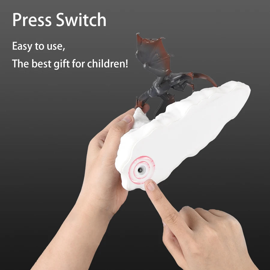 3D Room Decor Print LED Fire Dragon Ice Dragon Lamps Home Desktop Rechargeable Lamp Best Gift For Children Family Home Decor