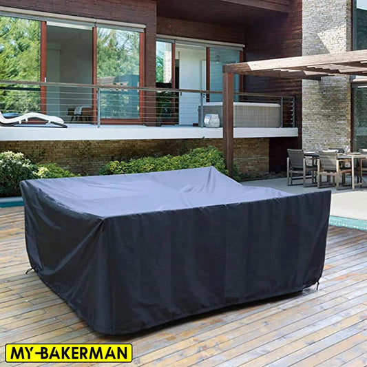 Waterproof Garden Furniture Covers, Rain and Snow Chair Covers, Outdoor, Patio, Garden, Sofa, Table, Dust Proof, Black, 72 Sizes