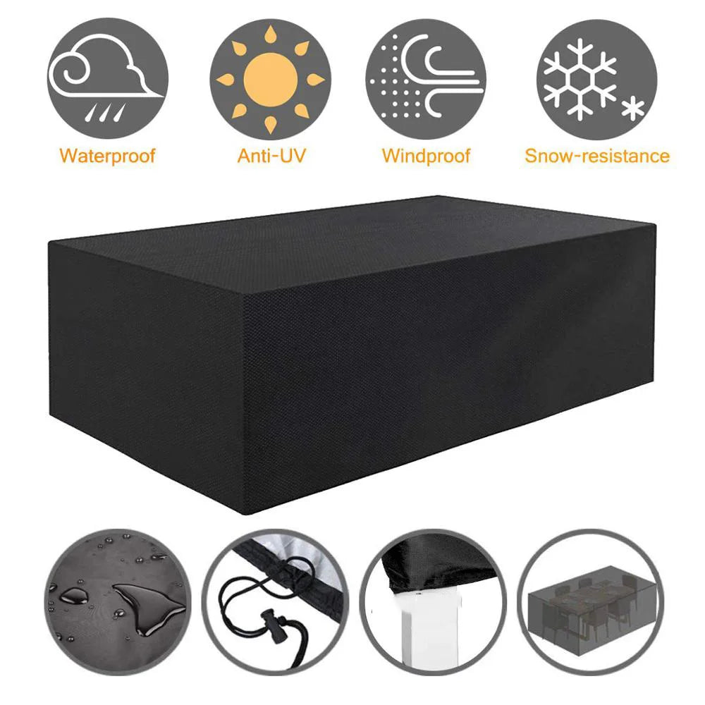 130 Size  Customizable Outdoor Garden Furniture Cover Patio Chair Cover Waterproof Dust Cover