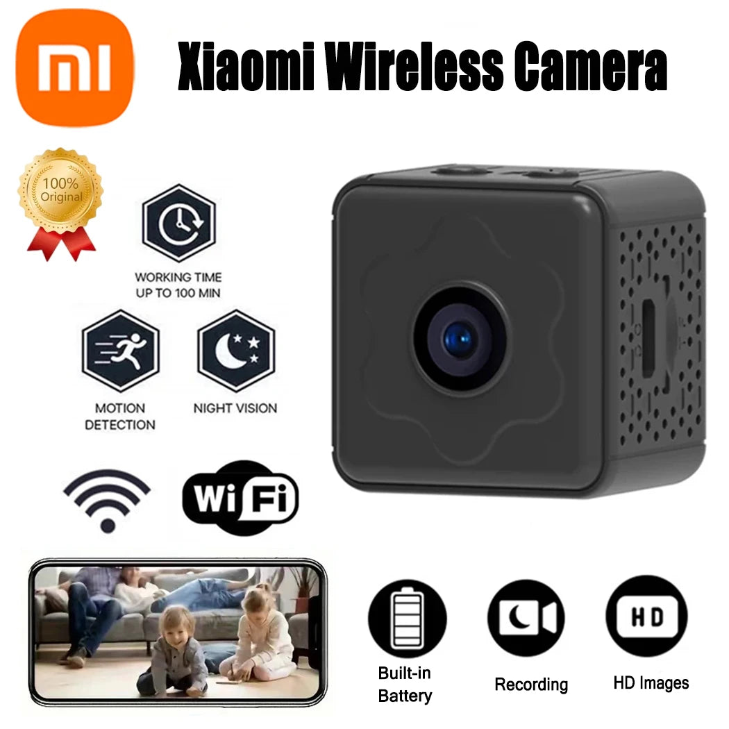 Xiaomi Wireless WiFi Camera Remote Monitor Mini Camera Tiny Home IP Camera With Built-In Battery In Super-Long Battery Life