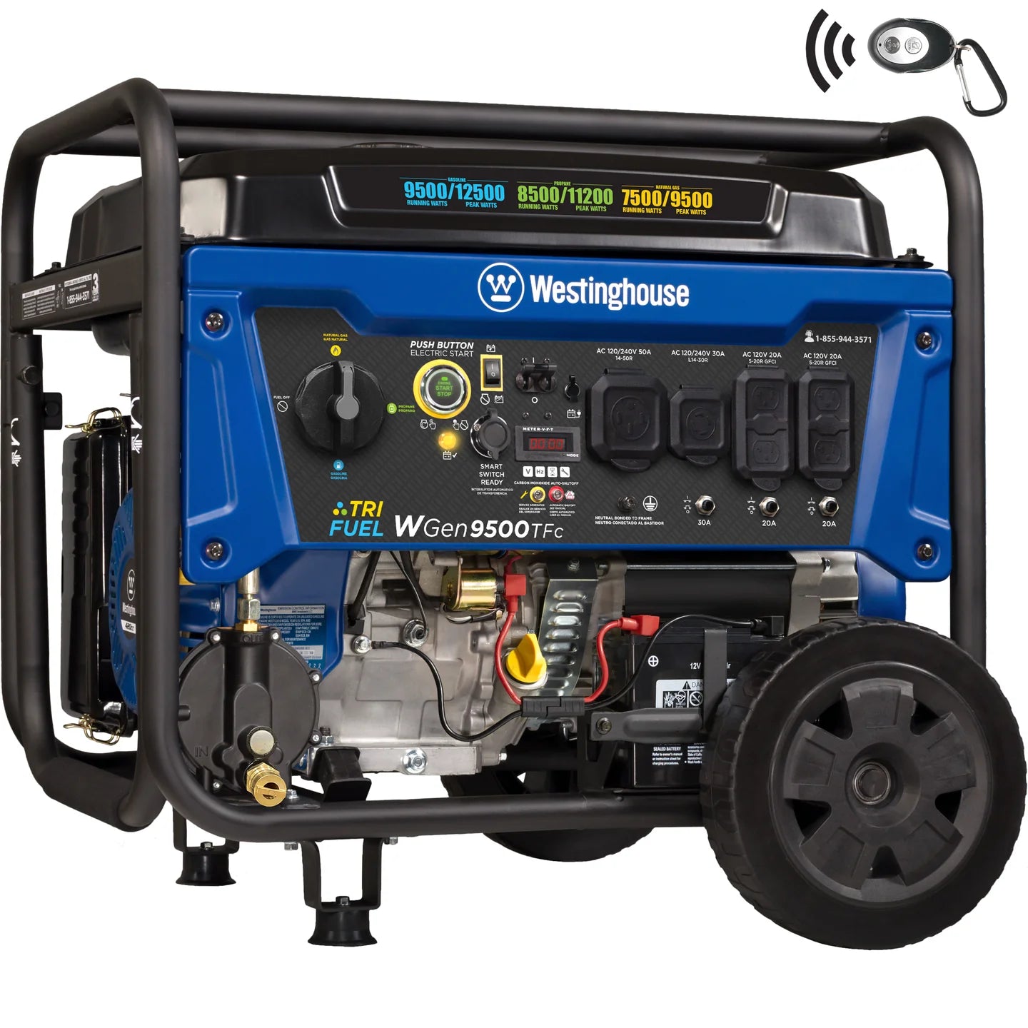 Tri-Fuel Portable Generator